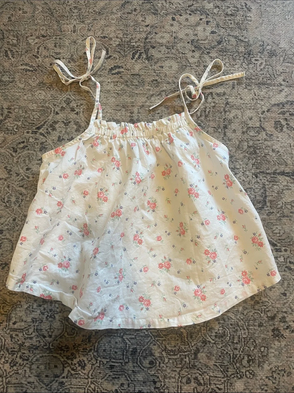 Old Navy Tie Shoulder Tank Top